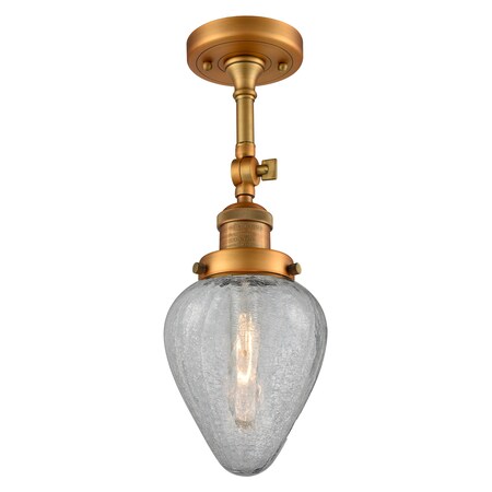 Innovations Lighting Glass Semi-Flush 201F-BB-G165